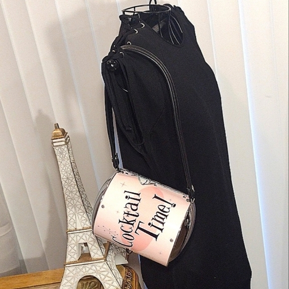 Little Earth Cocktail Time Cylinder Tin Shoulder Bag - Picture 16 of 16